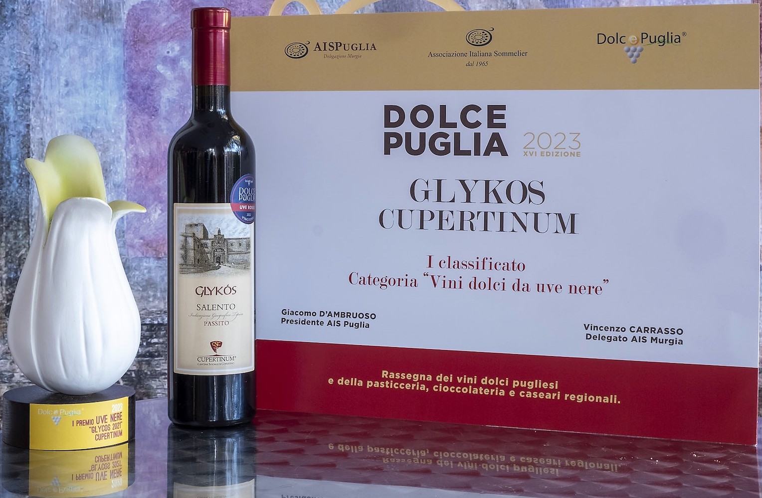 Sette volte Glykós! Premio DolcePuglia dell’Associazione Italiana Sommelier